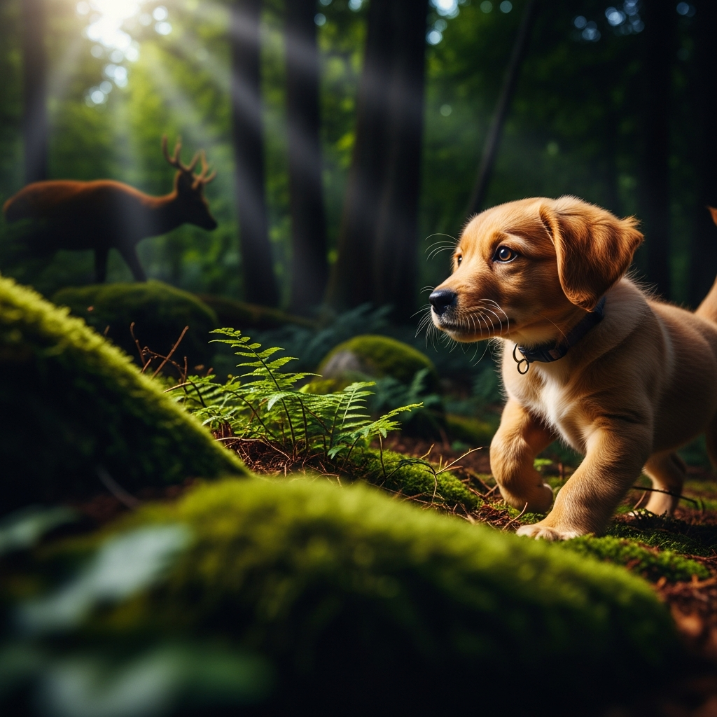 Puppy's Adorable Encounter with a Goose Captures Viral Attention