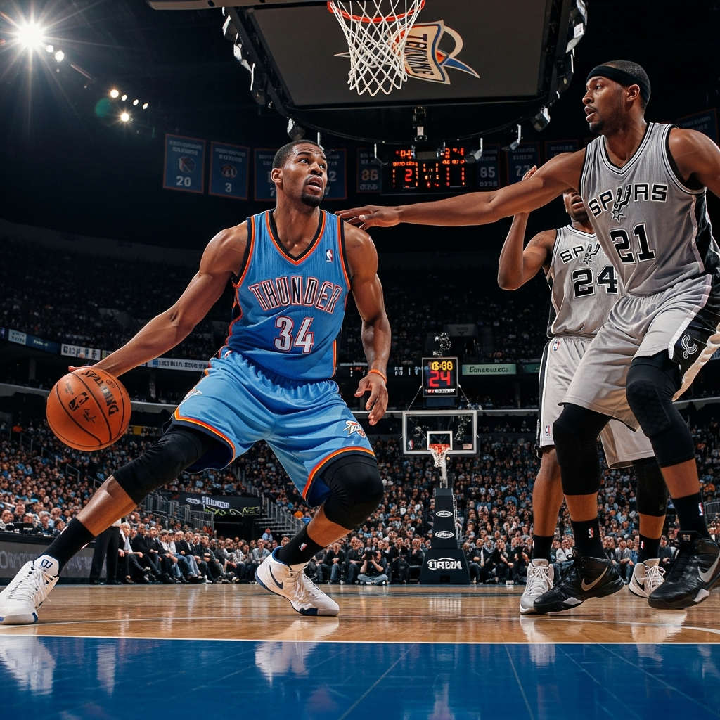 Thunder Seek Redemption Against Spurs in Critical Game 2 Showdown