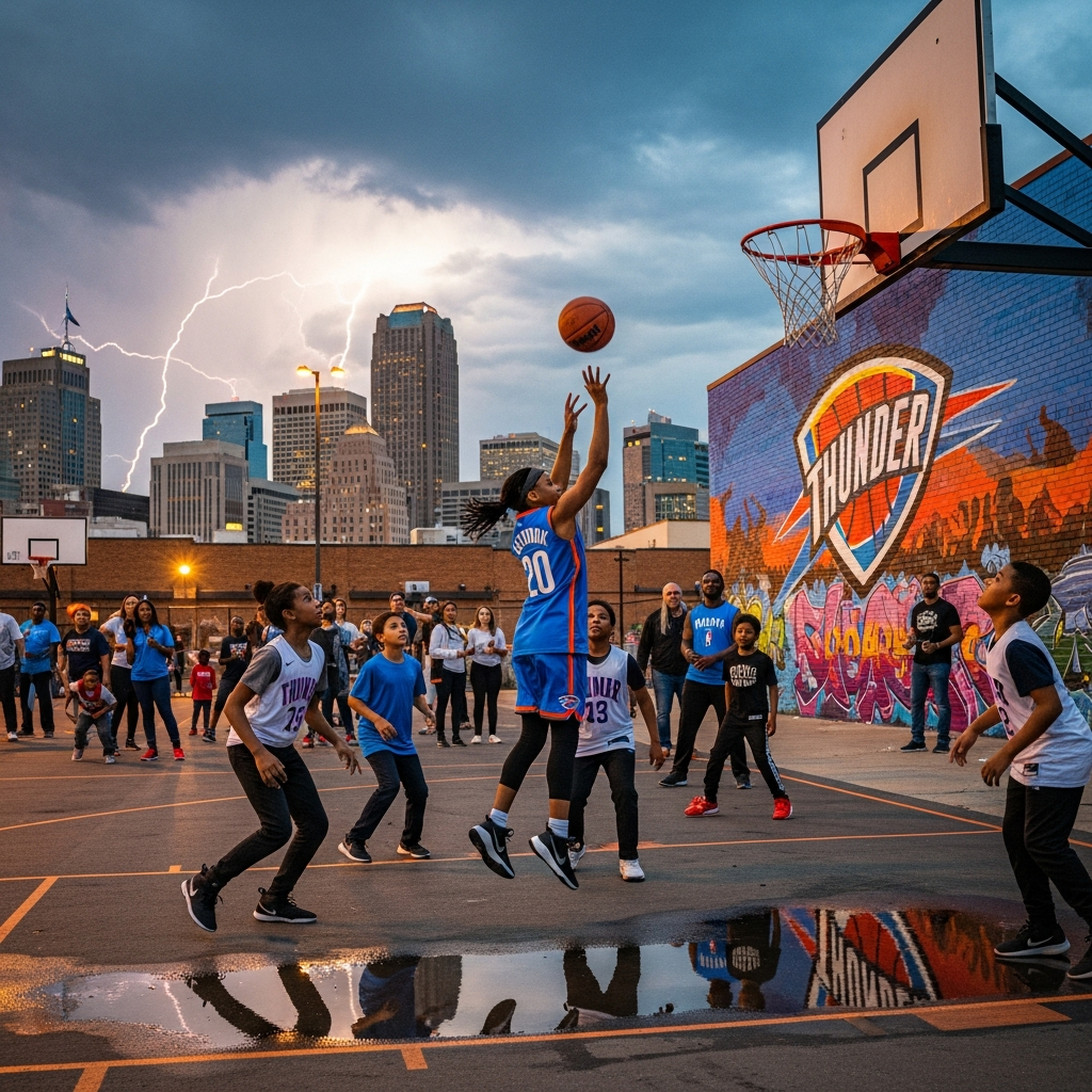 Thunder Fans Unite at Thunder Hall for Western Conference Finals