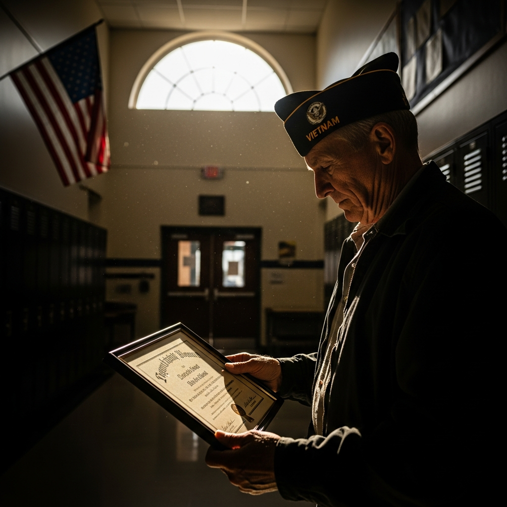 Vietnam Veteran Achieves Lifelong Dream by Earning High School Diploma