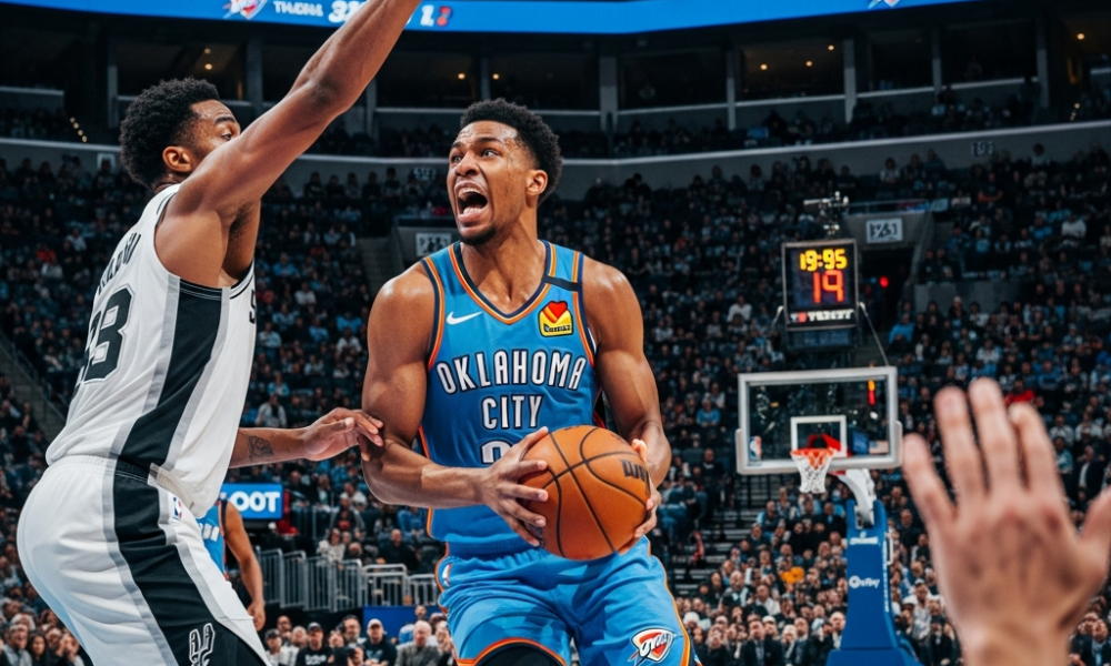 Thunder Surge Ahead with Dominant Win Over Spurs in Game 5
