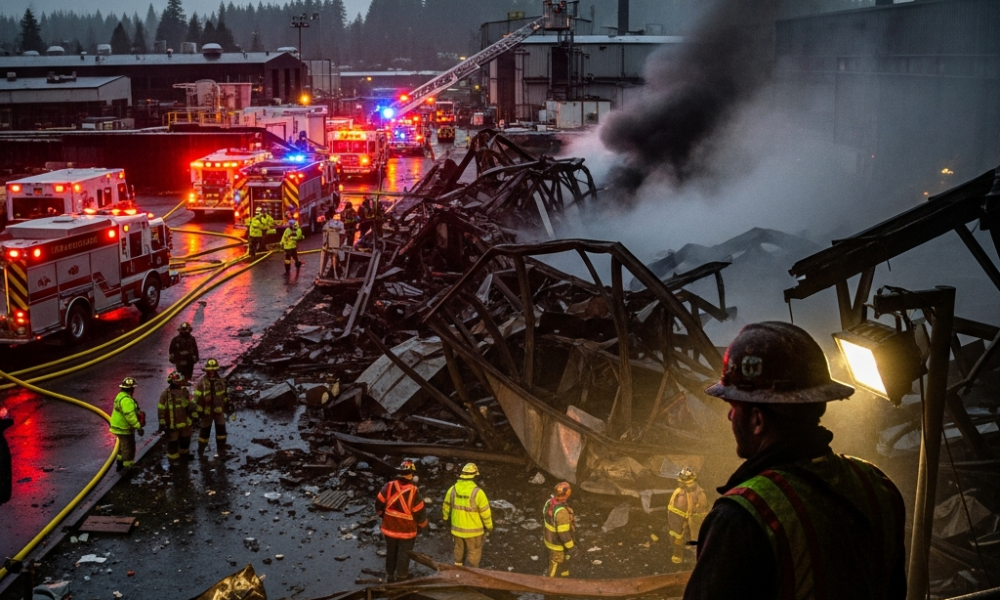 Tragic Incident at Washington Paper Mill: Chemical Tank Implosion Causes Fatalities